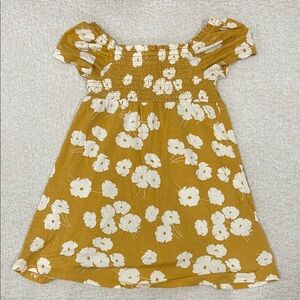 GAP Mustard Floral Kids Dress